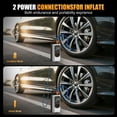 thumbnail image 7 of Yezivo Cordless Tire Inflator Portable Air Compressor, Dual Mode Inflation, Auto Air Pump for Car Tires, Motorcycle, Bikes, Smart Electric Pump with LED Light & Digital Pressure Gauge, 7 of 7