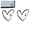 A, variant on 10Pcs Cross Heart Car Rearview Mirror Sticker Decal, Cross Mirror Stickers,Decorative Heart Shape Self Adhesive Car Rearview MirrorDecal,Waterproof Vinyl Automotive Window Sticker for SUV,Truck