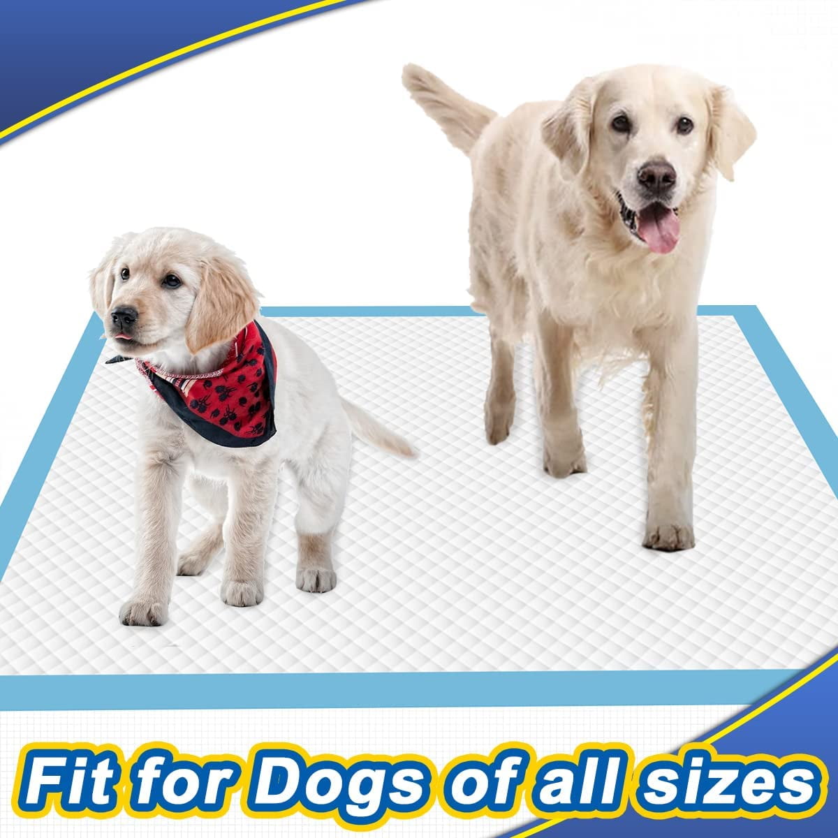 Dog Pee Pads Extra Large, Thicken Absorbent Pee Pads for Dogs, 28"x34" Disposable Urine Bed Pads for Doggy, Potty Pads for Doggie, Thicken XL Puppy Pads, Piddle Pads X-Large for Travel