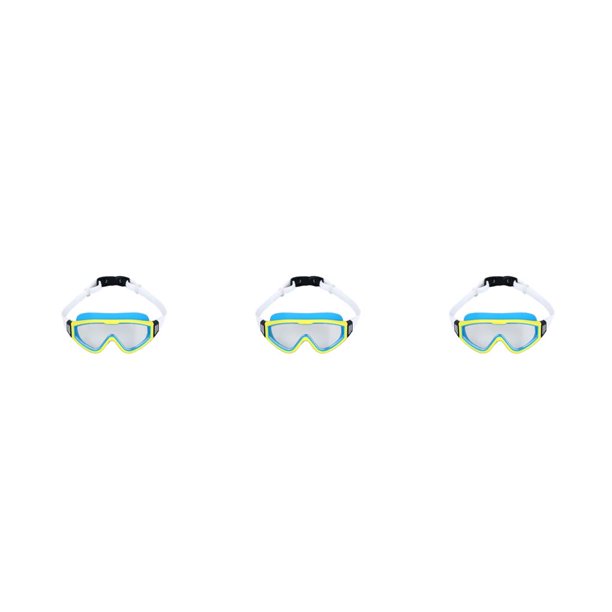 Gafas de natación Eigraketly para hombres y mujeres portátil buceo interior exterior azul amarillo chico CBP445435