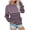 Hot Pink, variant on hotojiny Casual Sweatshirt for Women Long Sleeve Loose Crew Neck Pullover Tops Fall Fashion Striped Shirts with Pocket