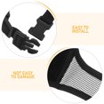 thumbnail image 3 of EXHUMKY Dog Safety Mesh Muzzle Adjustable Black for Comfortable Panting and Chewing Control, 3 of 8