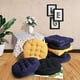 thumbnail image 1 of Xiao Hua Cojín redondo para asiento de patio, de papasan macizo, para silla, para el suelo del hogar, 56 cm, 1 cojín decorativo para interior y exterior (amarillo claro, 56 x 56 x 10 cm)., 1 of 5