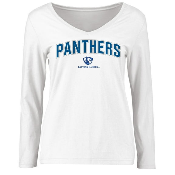 Women's White Eastern Illinois Panthers Proud Mascot Long Sleeve T-Shirt