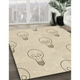 thumbnail image 2 of Ahgly Company Indoor Square Patterned Moccasin Beige Area Rugs, 3' Square, 2 of 6