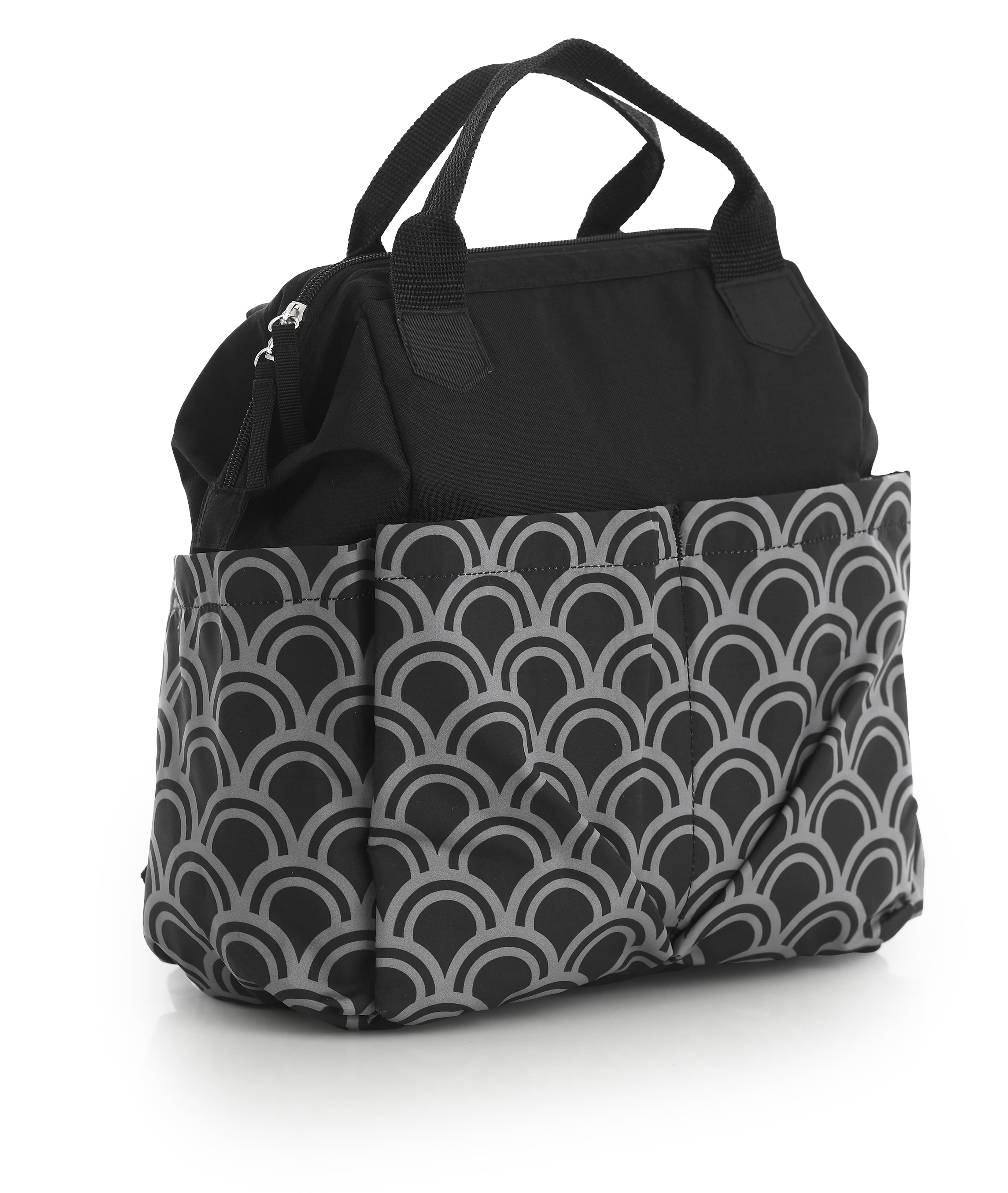 On the Goldbug Black Framed Diaper Bag