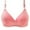 Watermelon Red, variant on JIUKE Wireless Bras for Women Full Coverage Adjustable Strap Lace Embroidered Soft Bras Cute Everyday Bra