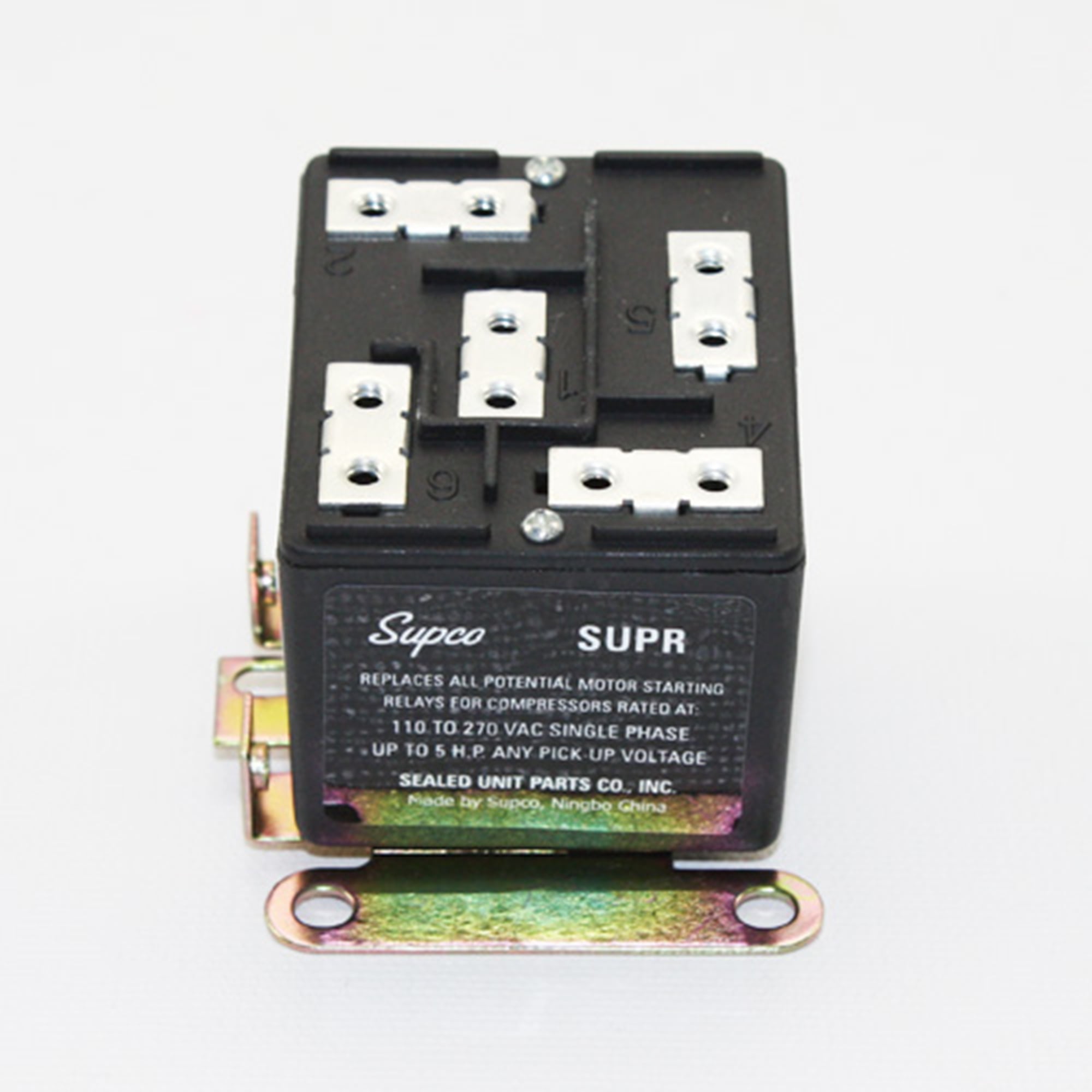 Supco SUPR Universal Potential Relay Single Phase 110 - 270 Operating  Voltage - Walmart.com