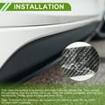 thumbnail image 5 of Unique Bargains Universal 8.2Ftx3.94In Car Side Skirts Protector Carbon Fier Pattern Black, 5 of 7