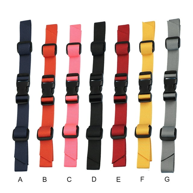 pitrice 1/2/3/5 Chest Strap Backpack Rope Multicolored Exquisite Fine Workmanship Handily Install Long-lasting Bag Webbing Shoulder Straps Red 1 Pc