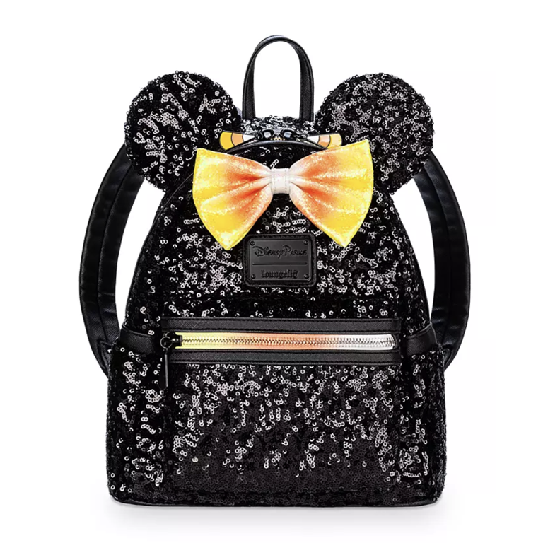 Disney Parks Loungefly Mini Backpack - Minnie Mouse Bow - Sequin