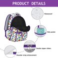 thumbnail image 4 of Geometric Shapes Texture Backpack Bookbag for College University, School Laptop Backpack with Pockets, Durable Daypack as a Gift for Professionals, 4 of 6