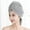 Gris2, variante sur Serviette de Séchage des Cheveux / Enveloppe en Microfibre et Turban pour Séchage Rapide / Bonnet en Polyester Super Absorbant pour Femmes et Hommes / Accessoire de Soin des Cheveux après la Douche, Salle de Bain et Voyage