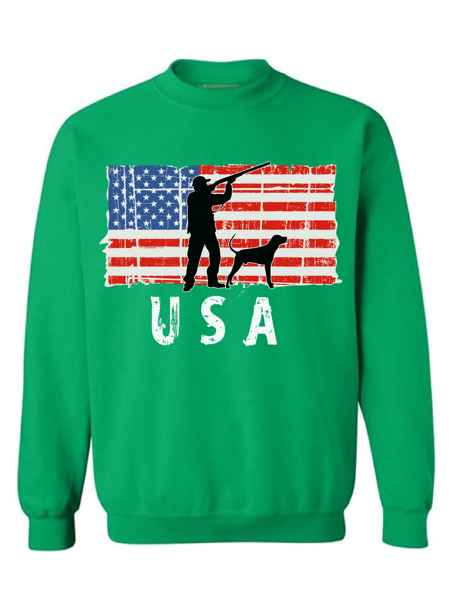 Awkward Styles Hunting USA Crewneck United States of America Pro