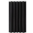 thumbnail image 1 of Injueey Cortina de ducha Color sólido Cortina de baño Agua Spa Baño Cortinas de baño A prueba de moho Juegos de accesorios de baño Negro 240x200cm Injueey JJ24956-28B, 1 of 6