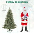 thumbnail image 4 of Costway 6 FT Artificial Christmas Tree with  360° Quick Power Connector 598 Pine Needles, 4 of 10