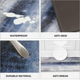 thumbnail image 5 of Kitchen Floor Mat Blue Kitchen Rugs Anti Fatigue Kitchen Floor Mat Cushioned Non Skid Waterproof Kitchen Runner Rug Kitchen Rugs and Mats Memory Foam Kitchen Mats for Floor Laundry Office Sink, 5 of 6