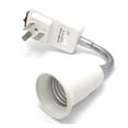 thumbnail image 3 of Universal Flexible Tube E27 To EU UK US AU Plug Lamp Holder Converter Australia Rotary LED Light Base Bulb Socket With Switch, 3 of 5