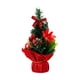 thumbnail image 5 of Mini árbol de Navidad artificial, árbol de Navidad de mesa, decoraciones navideñas DIY para Rojo, 5 of 9