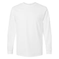 thumbnail image 4 of Gildan Ultra Cotton Long Sleeve T-Shirt for Men, Arts & Crafts, Comfortable 100% Cotton Tee, White, L, 4 of 5