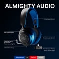 thumbnail image 2 of Auriculares inalámbricos SteelSeries Arctis Nova 7P multiplataforma para juegos y dispositivos móviles — Conexión inalámbrica simultánea de 2,4 GHz y Bluetooth — Batería de 38 h — USB-C — PS, PC, Swit, 2 of 5