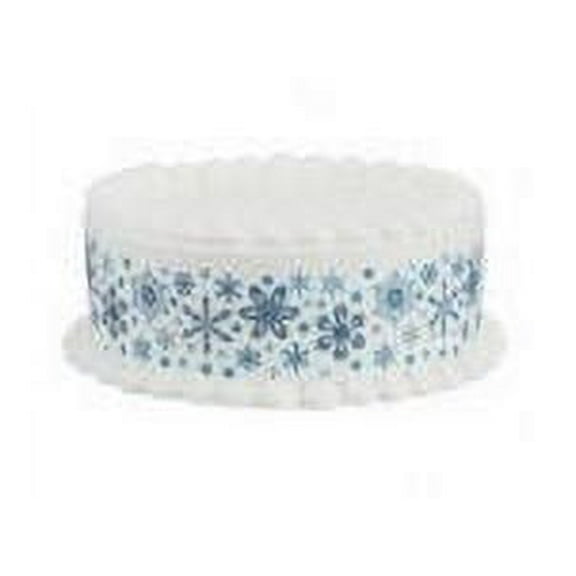 Snowflakes Edible Photo Image Cake Border Decoration