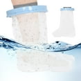 thumbnail image 1 of Adult Shower Boot,Leg Cast Cover Waterproof Foot Wound Protector Child Leg Shower Sleeve With, 1 of 8