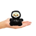 thumbnail image 5 of Aurora® Spooky Palm Pals™ Santiago Sugar Skull™ Stuffed Animal - Pocket-Sized Play - Collectable Fun - Black 5 Inches, 5 of 6