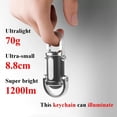 thumbnail image 4 of BKER 1200 Super Bright Key Mini Flashlight Function 6 Modes EDC Flashlight Can Be Used As Main Light Side Light Mobile Power Supply., 4 of 7