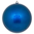 thumbnail image 1 of Adorno Navideño Bola de Dulce Azul Vickerman 10 cm, 1 of 7