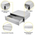 thumbnail image 2 of Yiwa Triple Access BBQ Drawers, Flush Mount Design with Stainless Steel Handles for Outdoor Kitchen Islands, 2 of 7