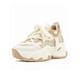 thumbnail image 3 of Tenis Dama Suela Chunky Color Camel Moda Ligeros Originales beige 24, 3 of 6