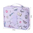 thumbnail image 1 of Bolsa de maquillaje impermeable para mujer, organizador de artículos de tocador para mujer, estuche de almacenamiento impermeable, 1 of 4