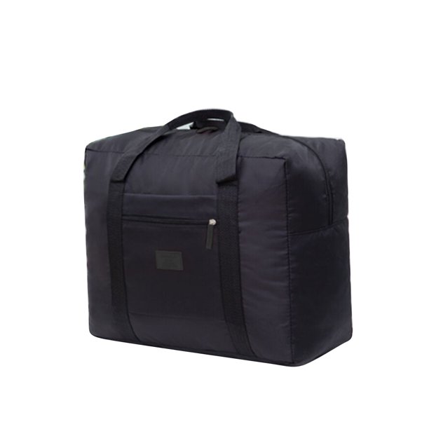Minnieouse Bolsa de lona de viaje para llevar, equipaje plegable grande, almacenamiento de ropa, bolso de hombro para fin de semana, bolso de mano para la Envolturas para manijas de equipaje negro Minnieouse BB7259-01