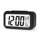 thumbnail image 1 of Mesa despertador reloj digital Dormitorio Sensor de temperatura Termómetro Termómetro de retroiluminación Calendario Portátil Snooze Relojes Hogar Negro Speravity EL006195-05B, 1 of 7