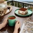 thumbnail image 5 of Onader 14OZ Coffee Mugs Set of 4, Stoneware Tea Mug Set with Handle, Ceramic Cups for Latte/Cocoa/Cappuccino, Dishwasher & Microwave Safe - Reactive Green, 5 of 7