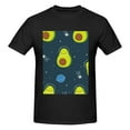 thumbnail image 4 of Bingfone Avocado In Space Men'S Loose Fit Short-Sleeve Pocket T-Shirt, 4 of 7