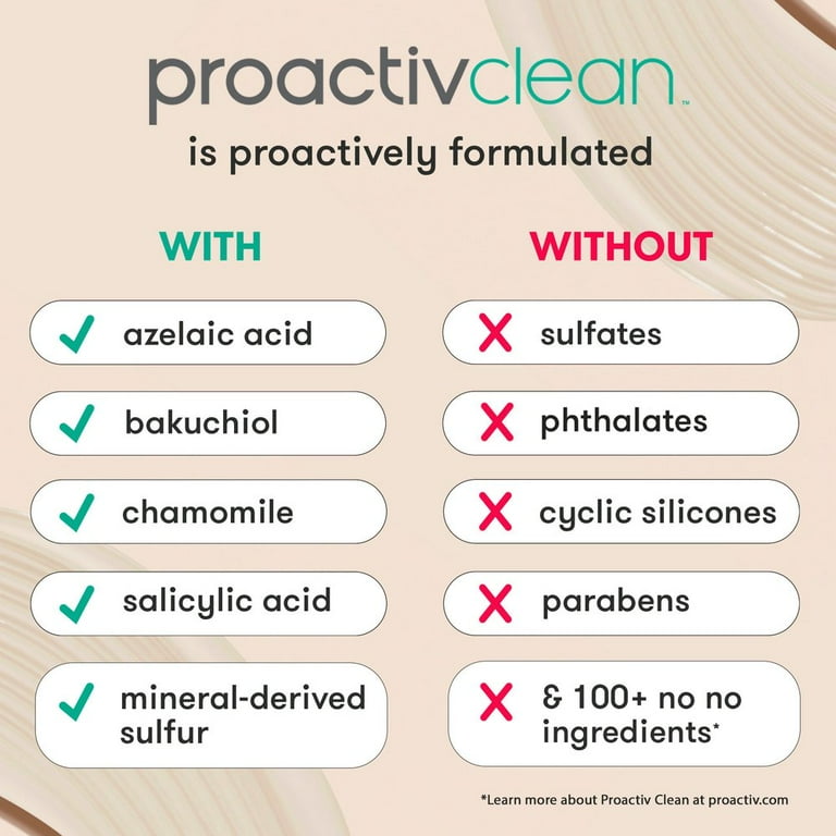 Proactiv Clean 3 Step Acne Kit, Teen Facial Cleanser, Hydrator