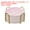 Pink, variant on Unique Bargains Drink Coasters with Holder, 6pcs 4' - Cork Base Coasters for Drinks, Sandstone Style for Kinds of Cups (Pink)