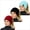 Vibrant Pop Mix, variant on 3 Pack Women Ponytail Beanie, Stretch Cable Knit Messy High Bun Hat, Warm Winter Hat with Ponytail Hole