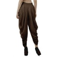 thumbnail image 2 of Moomaya Solid Punjabi Patiala Salwar Dhoti Pants For Women, Elastic Waist Relaxed Baggy Trousers, 2 of 6
