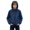 Navy, variant on BXJX Boys Rain Jackets Size 8, Water Resistant Windproof Full Zip Hooded Windbreaker with Pockets Khaki