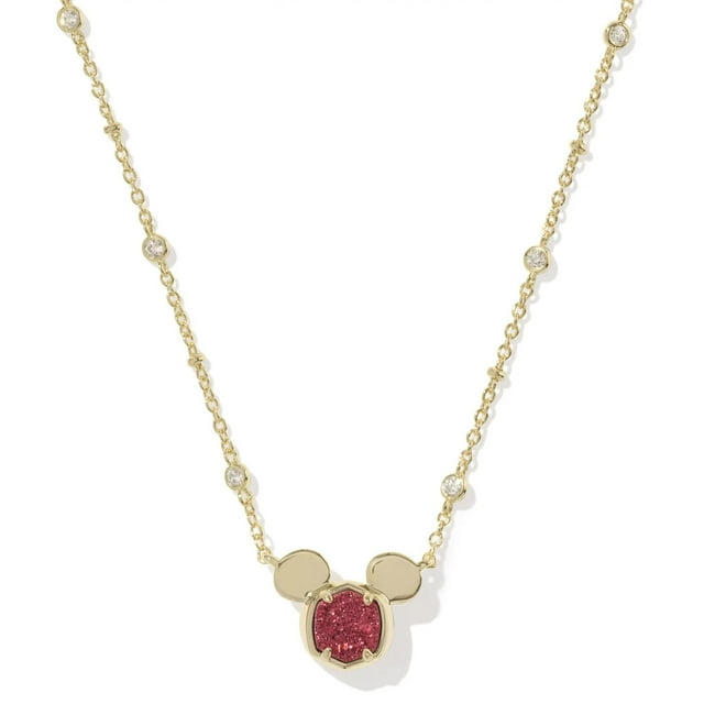 Collar Kendra Scott x Disney Mickey Mouse chapado en oro de 14 quilates
