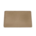 thumbnail image 1 of 17.7*23.6 Inch Double Layer Cat Litter Mat Pet Litter Box Sand Filter Pad Wear-Resistant Scratch Resistant Cat Sand Control Mat, Pad Sand Pot Filter Sand Cushion Grabbing Board, 1 of 7