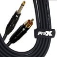 thumbnail image 4 of ProX XC-PR10 10' RCA Male to 1/4" TS Male Unbalanced High Performance Audio Cable, 4 of 4