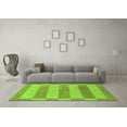 thumbnail image 3 of Ahgly Company Indoor Rectangle Abstract Green Modern Area Rugs, 5' x 8', 3 of 4