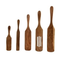 ACDANC Spatula Cherry Wood Spurtle Supplies Cast Scraper Wooden Spoons For Cooking Multipurpose Utensil