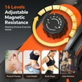 thumbnail image 6 of LNOW Recumbent Exercise Bike for Home Use,Quiet recumbent stationary bike for Adult Seniors,16 Magnetic Resistance, Adjustable Seat & Pulse Sensors, 6 of 9