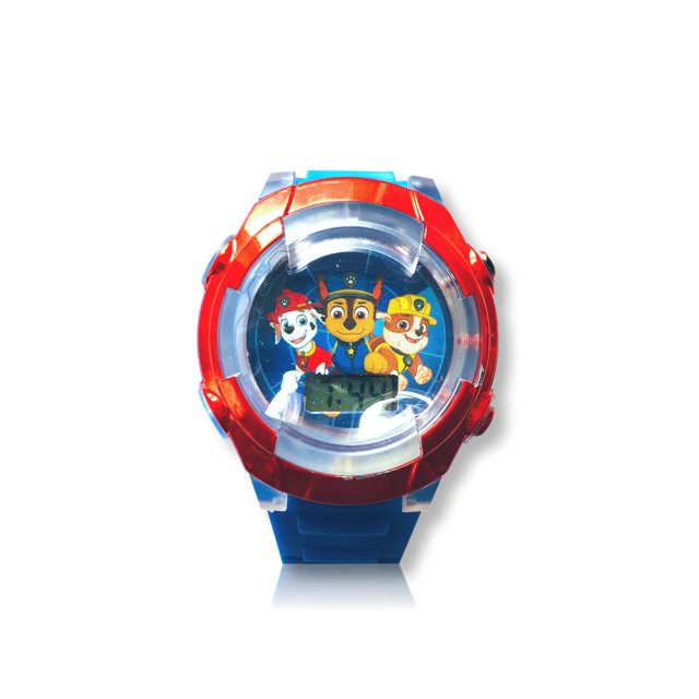 Reloj digital Paw Patrol para niños, reloj LCD intermitente para niños Patrulla de la pata 4SGM reloj digital lcd