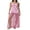 Pink, variant on Women's Tube Top Dress Slim Strapless Backless Mesh Patchwork Tropical Leopard Print High Slit Long Dress for Party Club Night